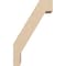 Ekena Millwork 3-inch W x 6-inch D x 10-inch H Burlington Rough Cedar Woodgrain TimberThane Knee Brace, Primed BRCUR03X06X10BURRCPR - alternate 3